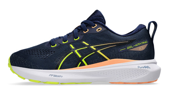 ASICS Gel Kayano 31 GS Running Shoes for Kids - Blue Expanse/Black - Lightweight Cushioned Sneakers for School, Sports & Daily Activities