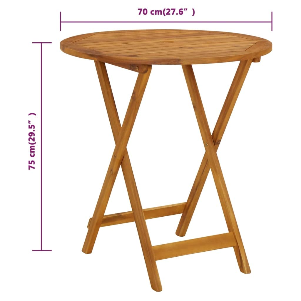 Portable Folding Camping Table 27.6