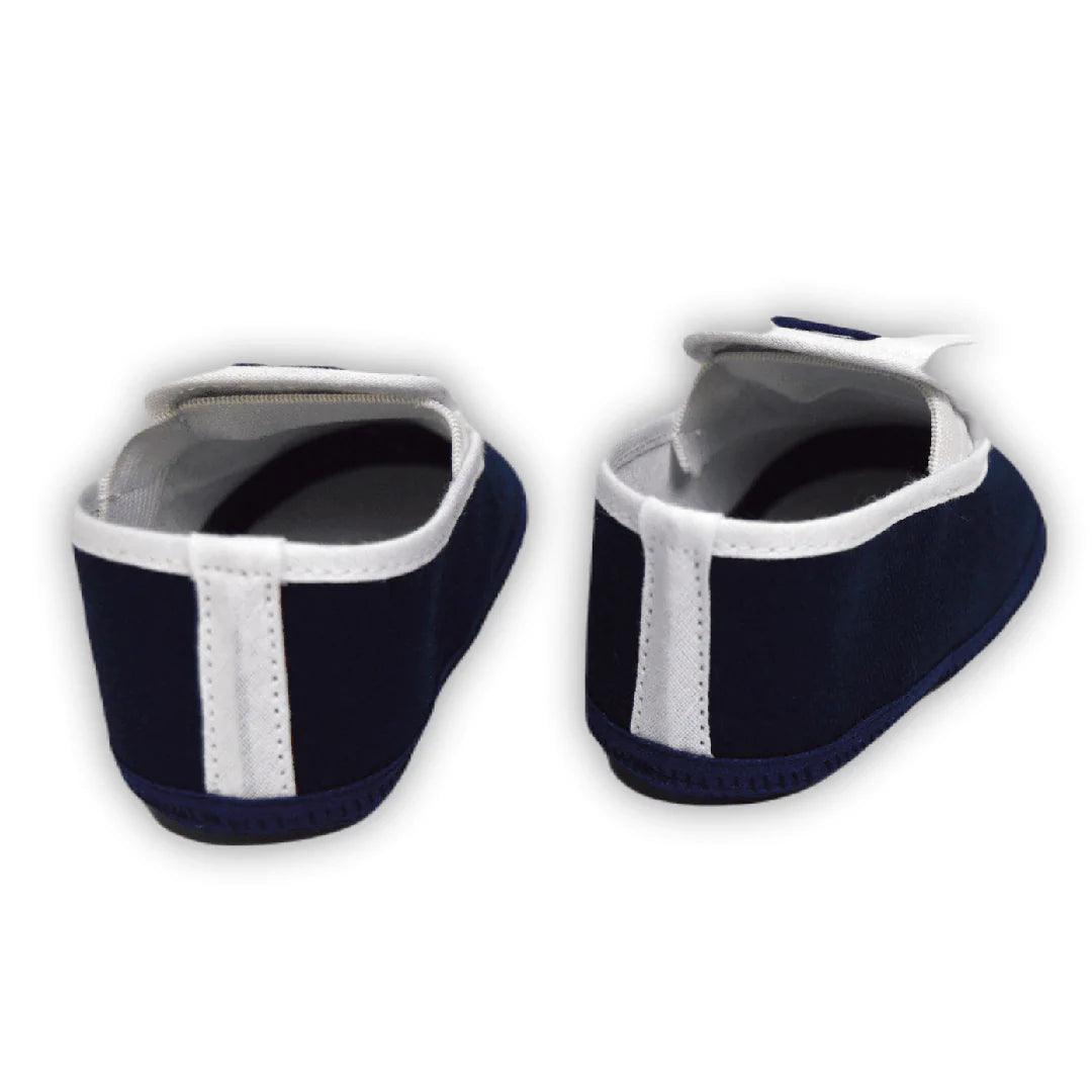 Premium Italian-Made Navy Blue Baptism Shoes for Baby Boys – Perfect for Christenings, First Communions & Special Occasions