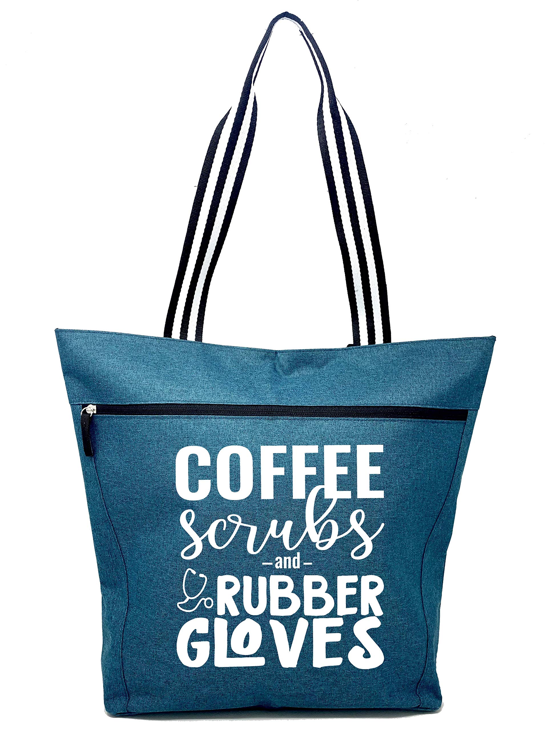 **Large Nurse Tote Bag for Work - Durable Medical Bag with Zipper, Multiple Pockets & Reinforced Straps - Spacious Nursing Bag for Women | Perfect for Hospital Shifts, Clinical Duties & Christmas Gifts**