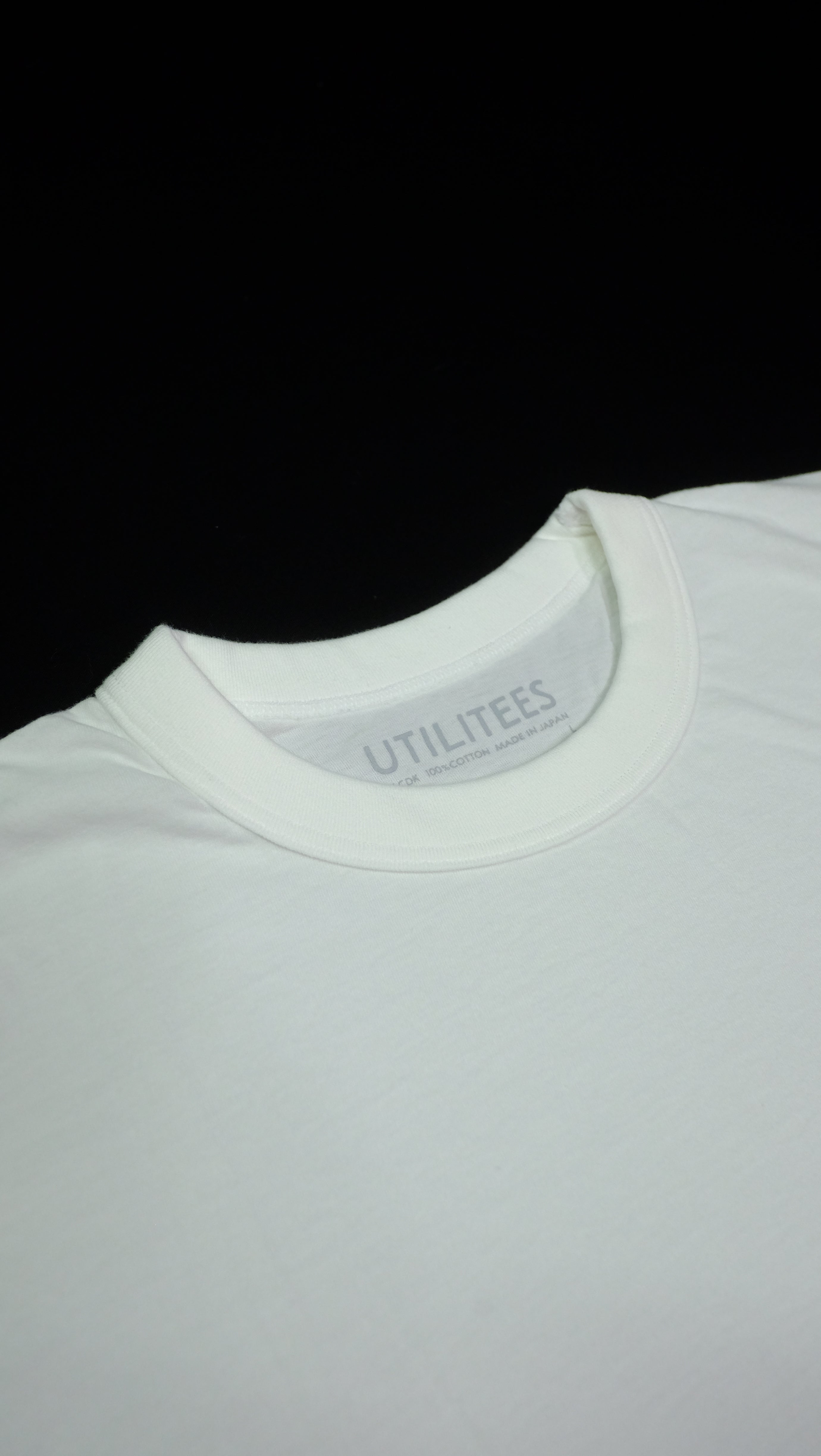 Utilitees Twin 2 Pack 5.5oz Loopwheel Crew Neck T-Shirt - Premium White Cotton Tee for Men | Casual Wear, Street Style & Layering