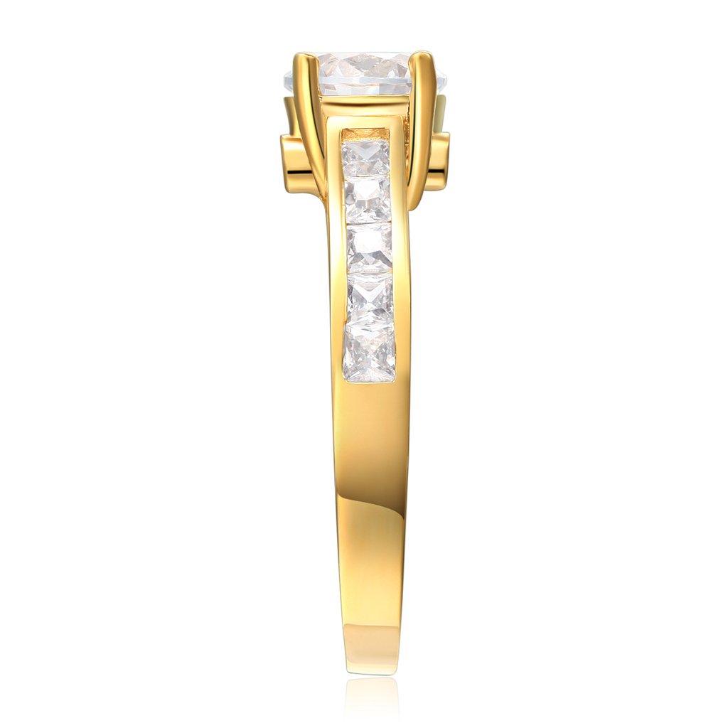 14K White or Yellow Gold Wedding Engagement Ring for Women - Elegant Solitaire Diamond Bridal Ring Set - Perfect for Proposals, Anniversaries, and Special Occasions