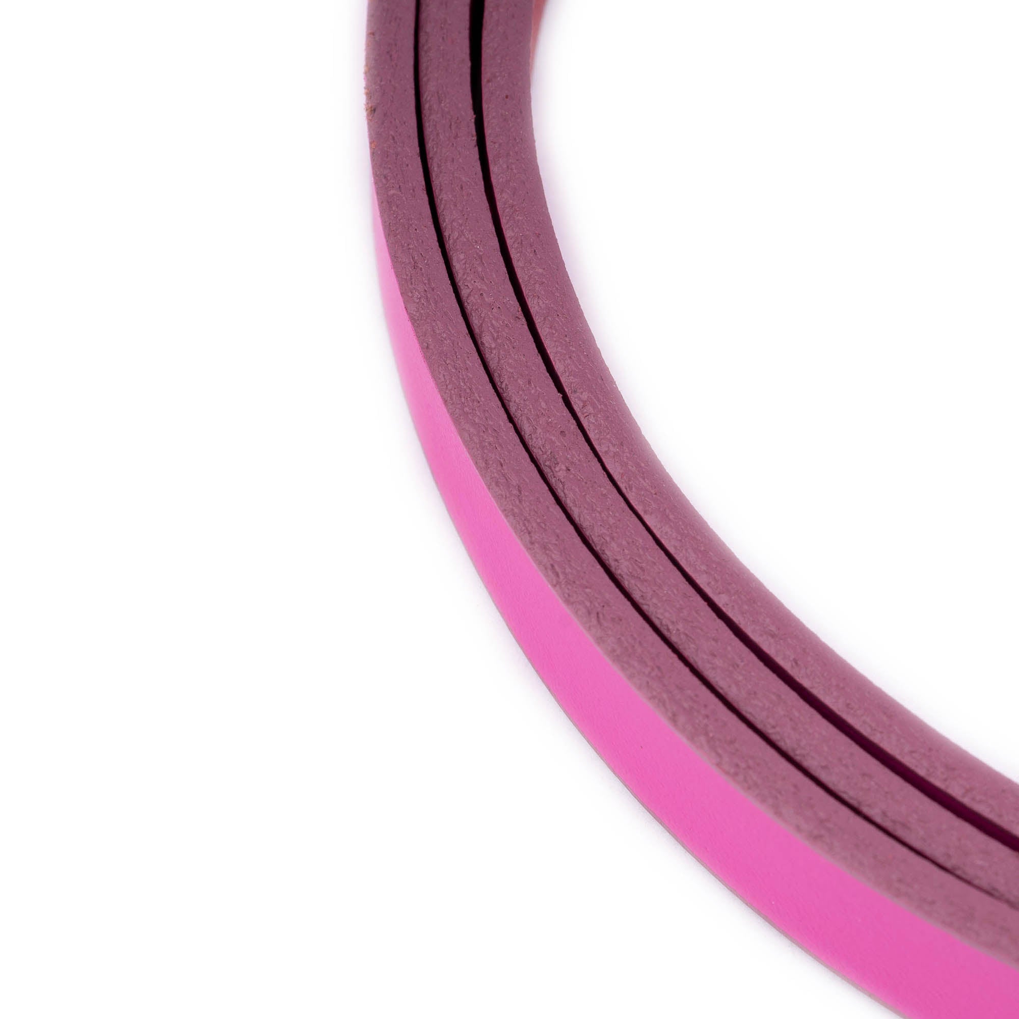 1.5 cm Fuchsia Leather Belt Strap Replacement for Versace Buckles - Women's Fashion Accessory for Jeans, Dresses & Office Wear