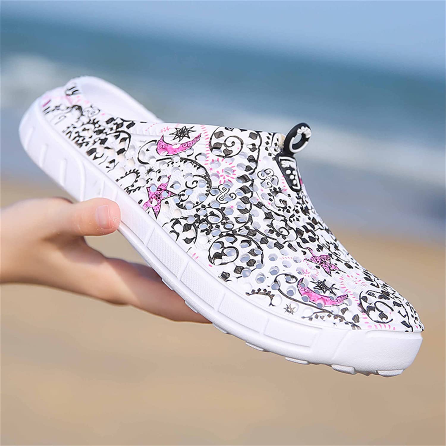 **Women's Garden Clogs - Breathable Water Shoes for Beach, Bathing, Walking & Travel - Comfortable Slip-On Footwear for Home, Pool & Outdoor Use**