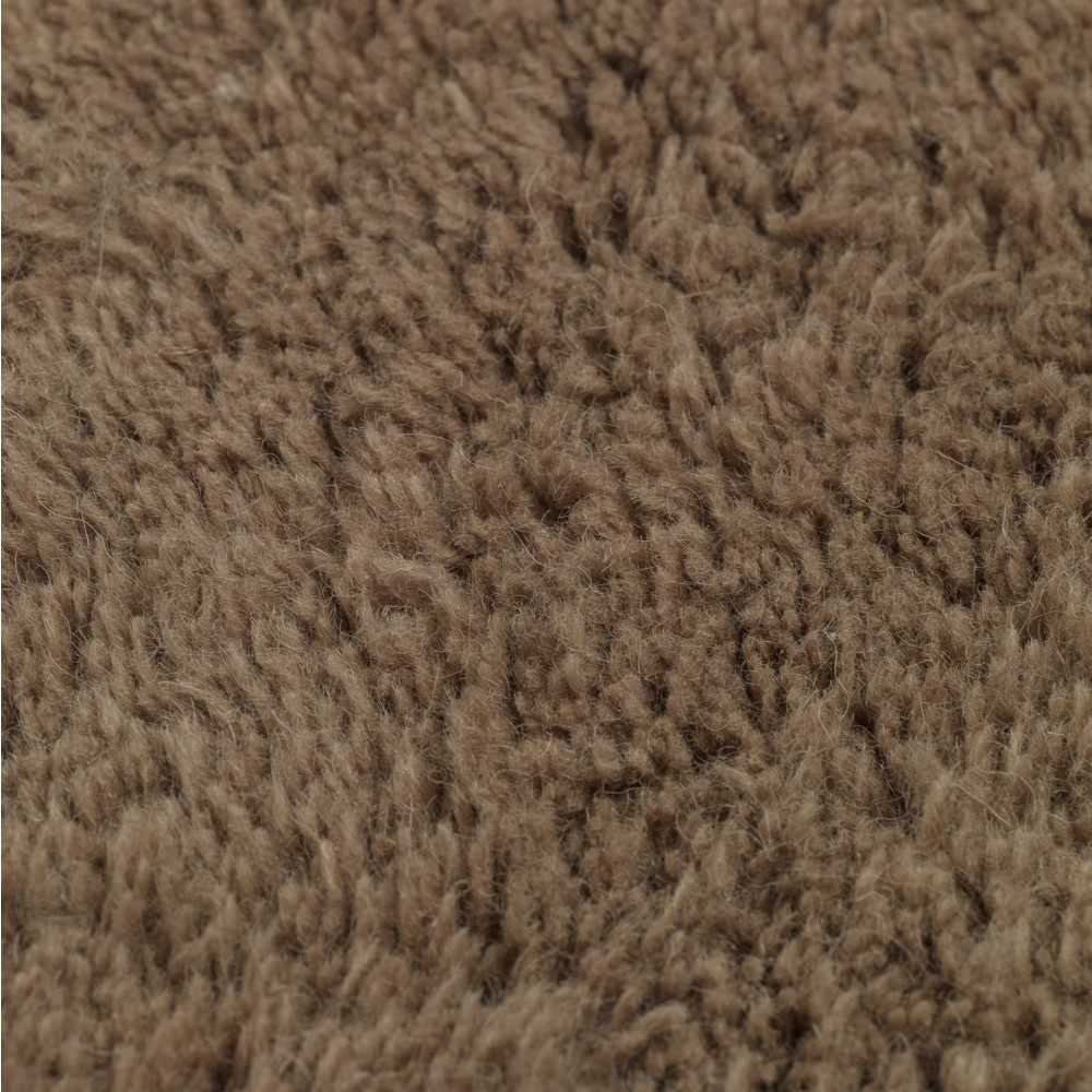 FERM LIVING Forma Wool Rug - Soft & Durable Ash Brown Area Rug for Living Room or Bedroom | Available in 2 Sizes (5'x8' & 8'x10') | Cozy Home Decor & Boho Chic Style