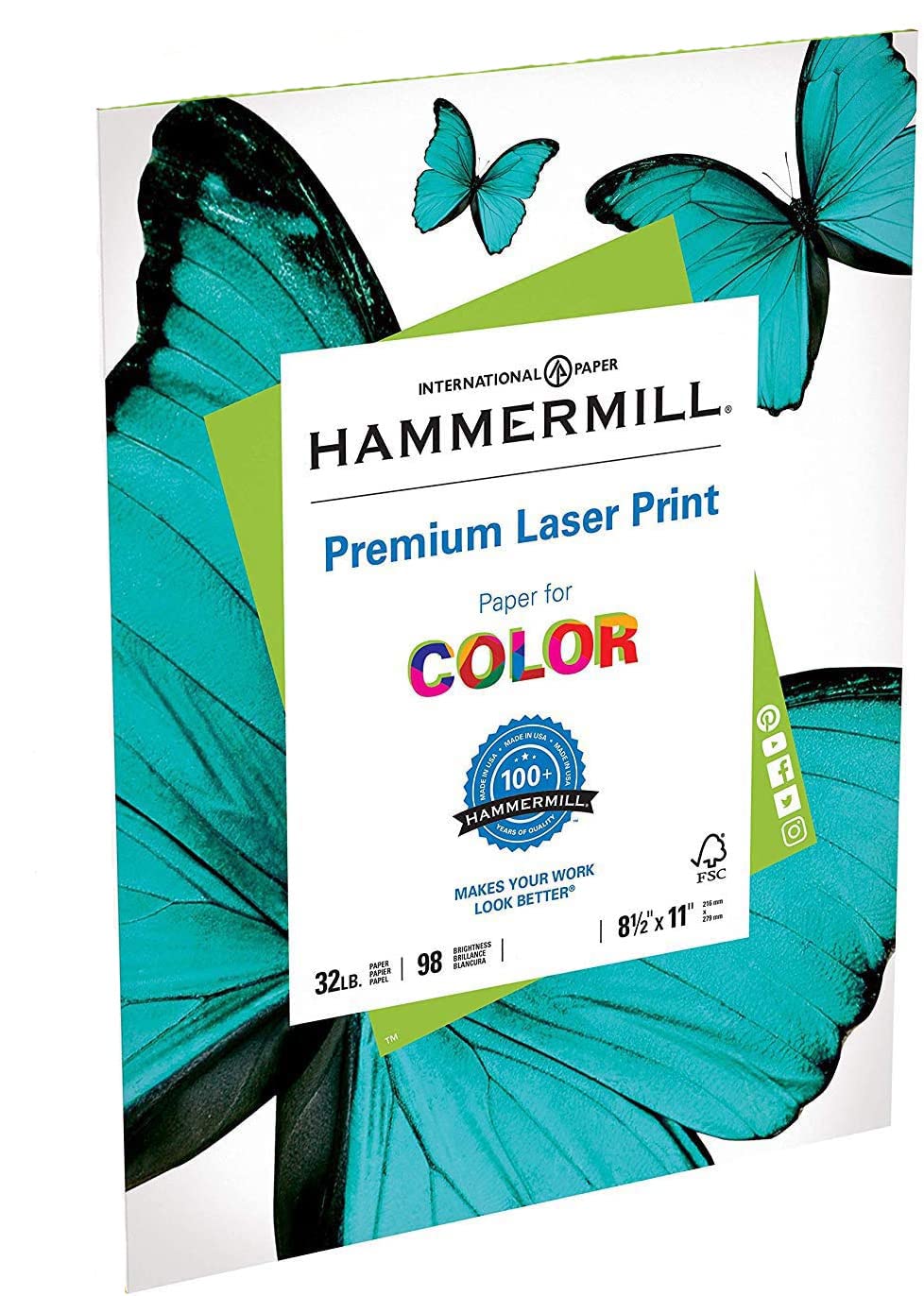 Hammermill Premium 32lb Laser Printer Paper - 8.5