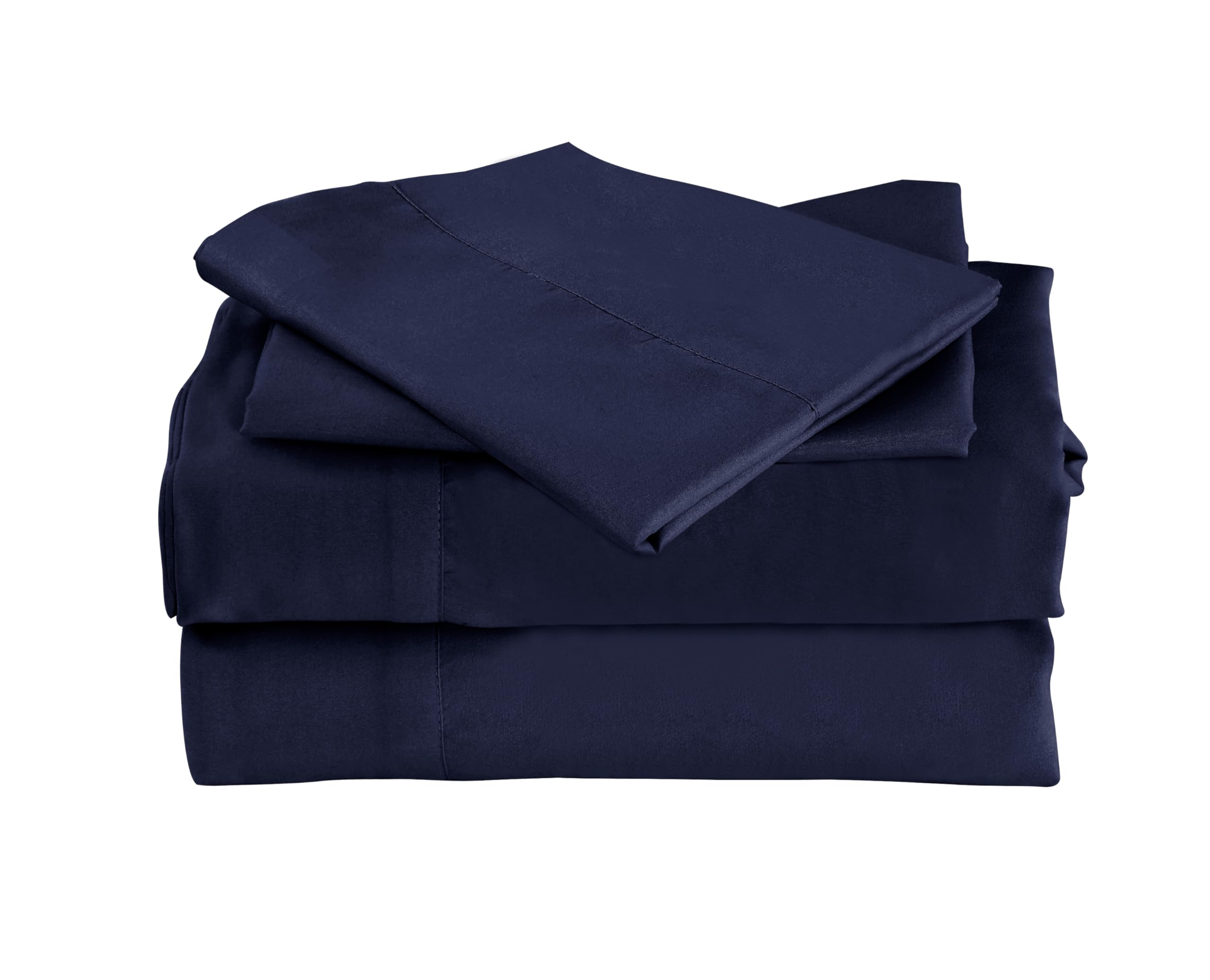 OBA HOME Microfiber Bed Sheet Set - Twin Size (Navy Blue) | Ultra Soft & Breathable Bedding | Perfect for Kids Rooms, Dorms & Guest Bedrooms