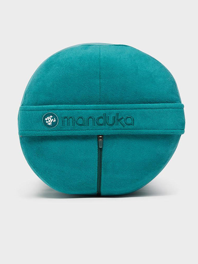 Manduka Enlight Technology Meditation Yoga Bolster Cushion - Premium Support for Yoga, Meditation & Relaxation - Perfect for Home, Studio & Travel Use