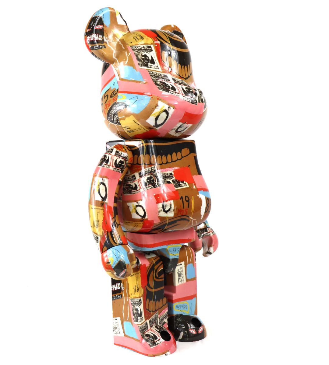 1000% Bearbrick Warhol X Basquiat 2 - Limited Edition Designer Art Toy for Collectors - Perfect for Home Display, Office Decor, and Gift Giving