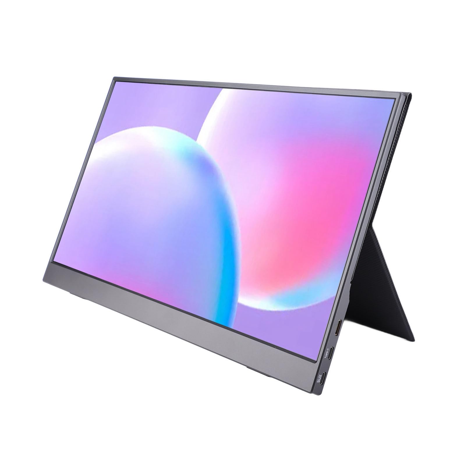 15.6 Inch Denash Portable IPS Monitor - 1920x1080 Full HD Resolution, HDR Technology, Wide Compatibility with Multimedia Interface for Laptop (EU Plug) - Perfect for Home Office, Gaming & Business Presentations