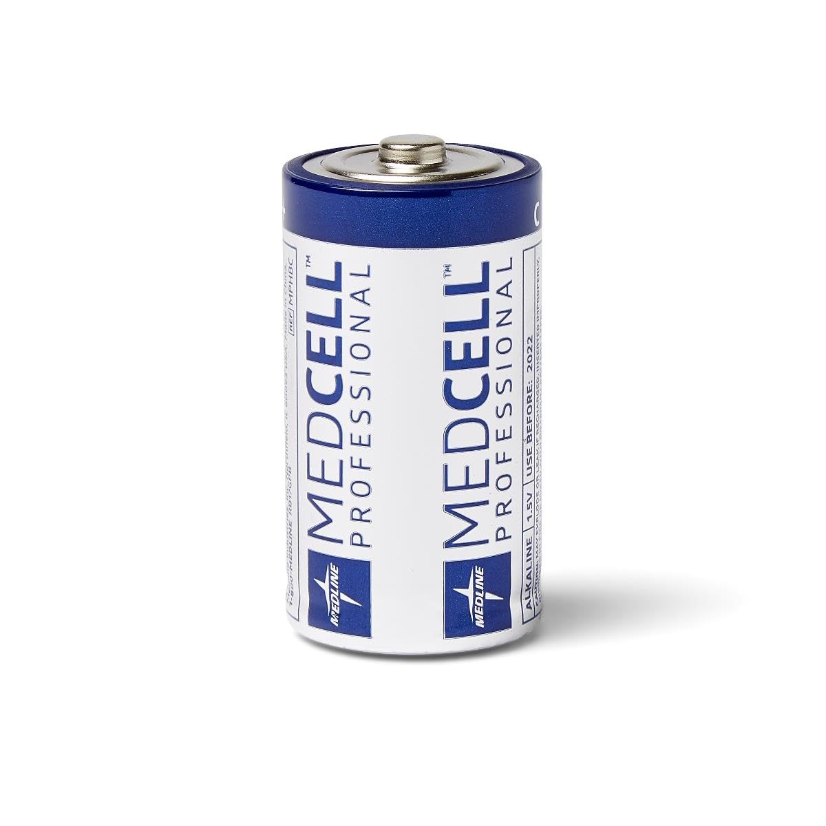 Medline MedCell Professional Alkaline C Batteries 1.5V - 72 Pack | High-Performance Long-Lasting Power for Flashlights, Toys, Radios & Emergency Devices