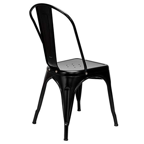 4-Pack Metal Dining Chairs Set - 17.5