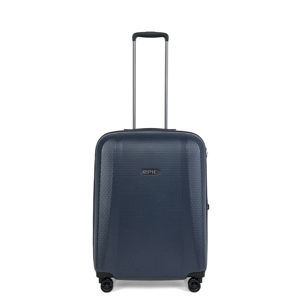 Epic GTO 5.0 26-Inch Medium Expandable Suitcase with Wheels - Midnight Blue Luggage for Travel, Business Trips & Weekend Getaways