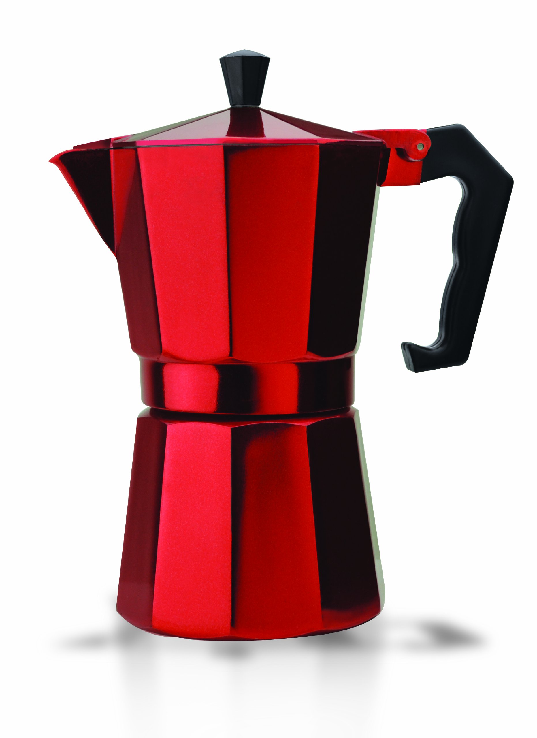 Primaria Classic Stovetop Espresso Maker - 6 Cup Italian Moka Pot for Authentic Cuban & Espresso Coffee - Stainless Steel Stove Top Coffee Brewer - Perfect for Home, Office & Camping Use