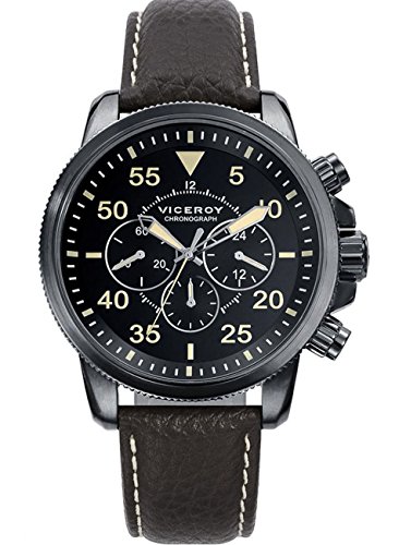 VICEROY Men's Luxury Chronograph Watch 47833-04 - Waterproof Stainless Steel Dress Watch for Business, Formal & Casual Wear