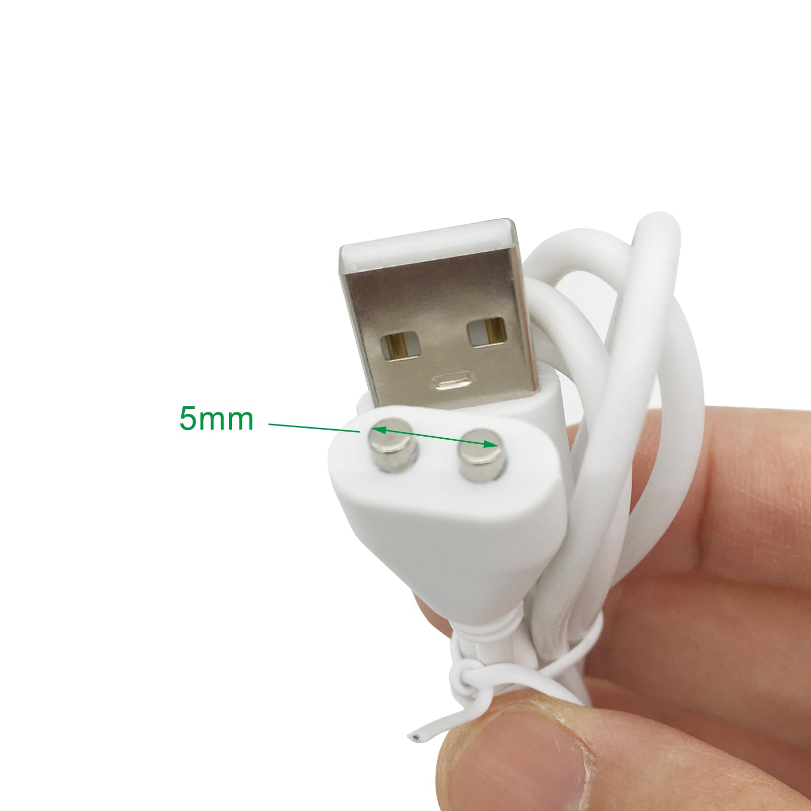 PDEEY Magnetic USB Charger 5MM Fast Charging Cable - 3.3FT Durable Nylon Braided Cord for iPhone, Android, Samsung - Perfect for Home, Office, Car & Travel Charging