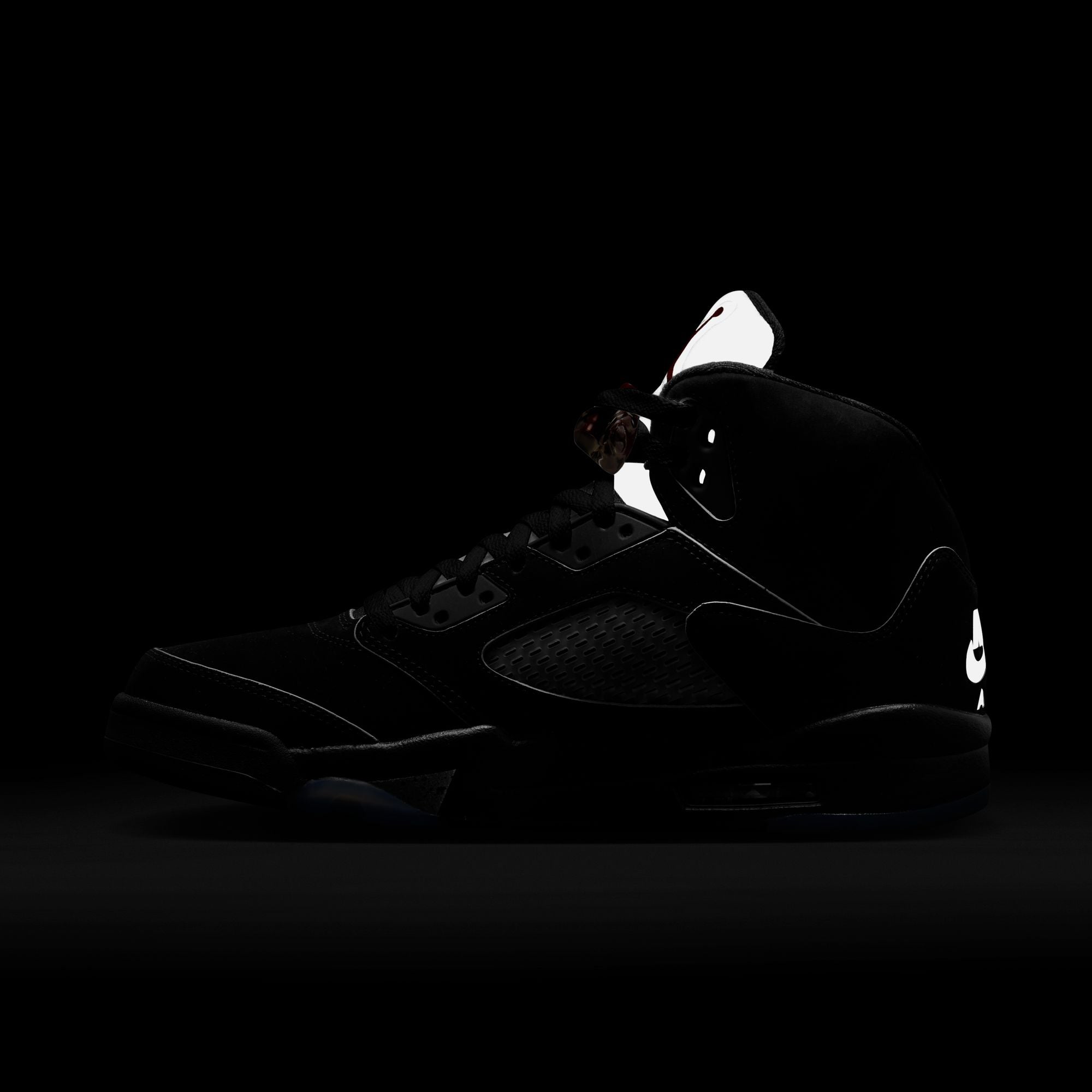 Air Jordan 5 Retro OG 'Black Metallic Reimagined' Basketball Shoes - Men's High-Top Sneakers for Streetwear & Court Performance | Perfect for Casual Wear, Sports & Sneaker Collectors