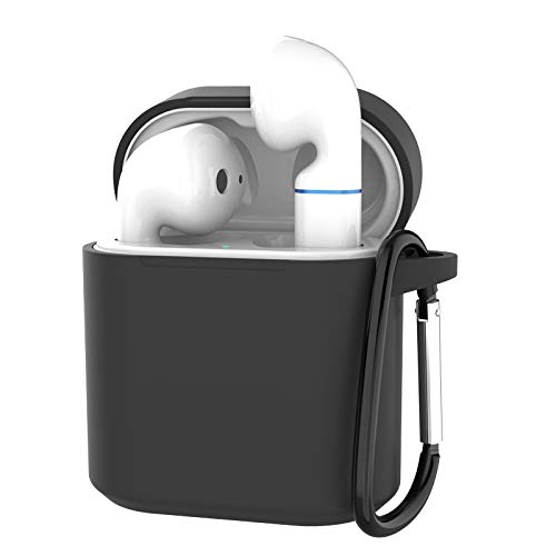 Premium Silicone Protective Case for Huawei Honor FlyPods Pro/Freebuds 2 Pro - Light Blue with Metal Carabiner Hook - Durable Earbuds Cover for Sports, Travel & Daily Use