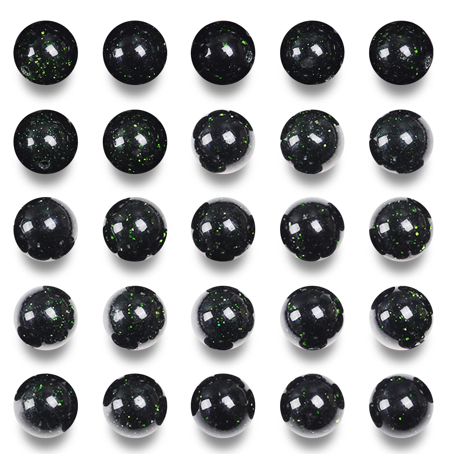 6mm Round Green Sand Jasper Stone Beads for Jewelry Making - 60pcs Natural Bead Strand for Bracelets, Necklaces & DIY Crafts - Perfect for Boho Style & Handmade Jewelry Designs
