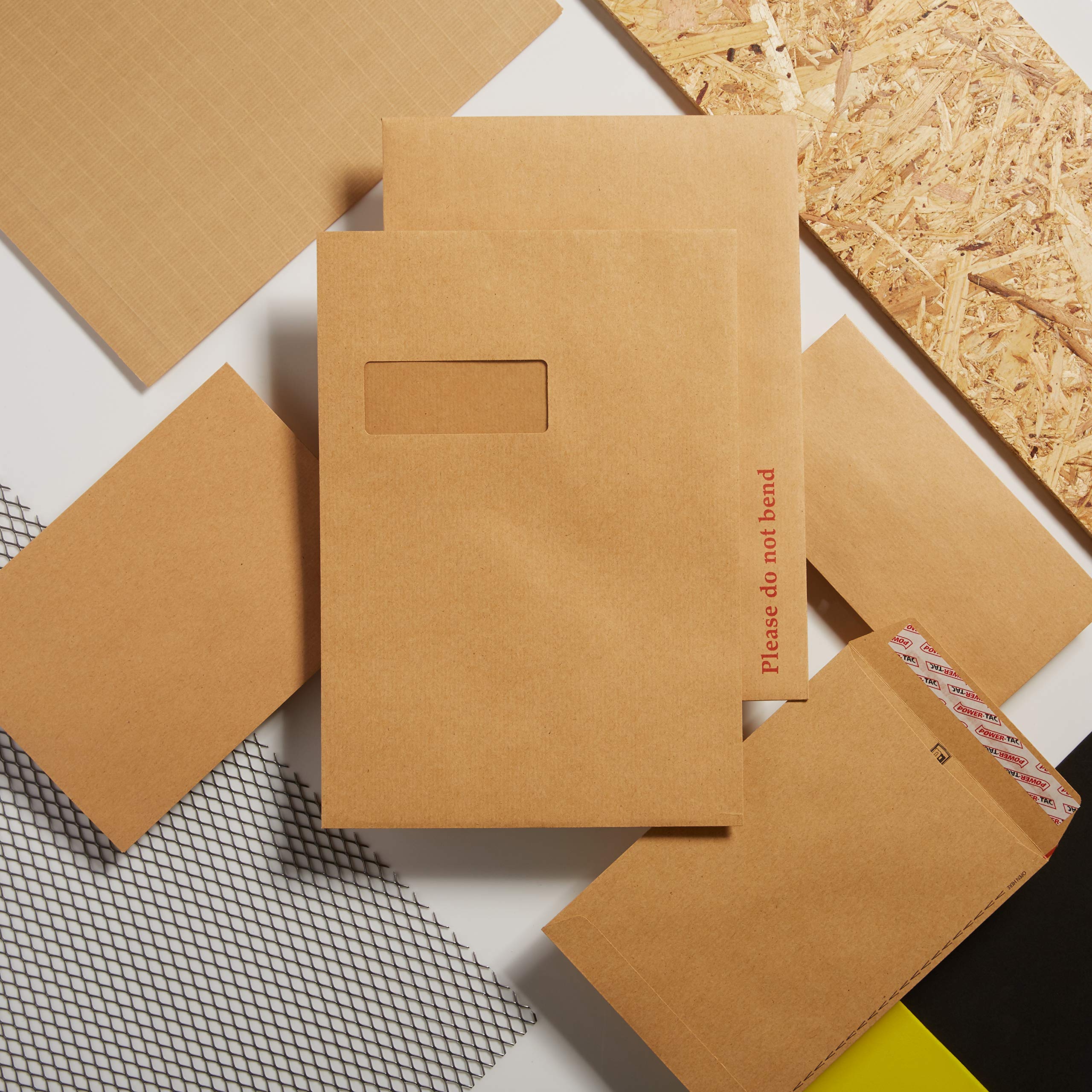 Premium Heavyweight Guardian Envelopes with Press Seal & Window - C4 Size Manila Security Mailing Envelopes [Pack of 250] - Ideal for Business Documents, Legal Mail & Confidential Correspondence