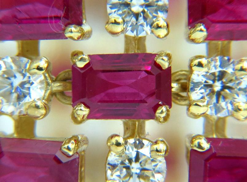 GIA Certified Natural Ruby and Diamond Cuff Bracelet in 18kt Gold - Elegant Jewelry for Women, Perfect for Weddings, Anniversaries & Special Occasions