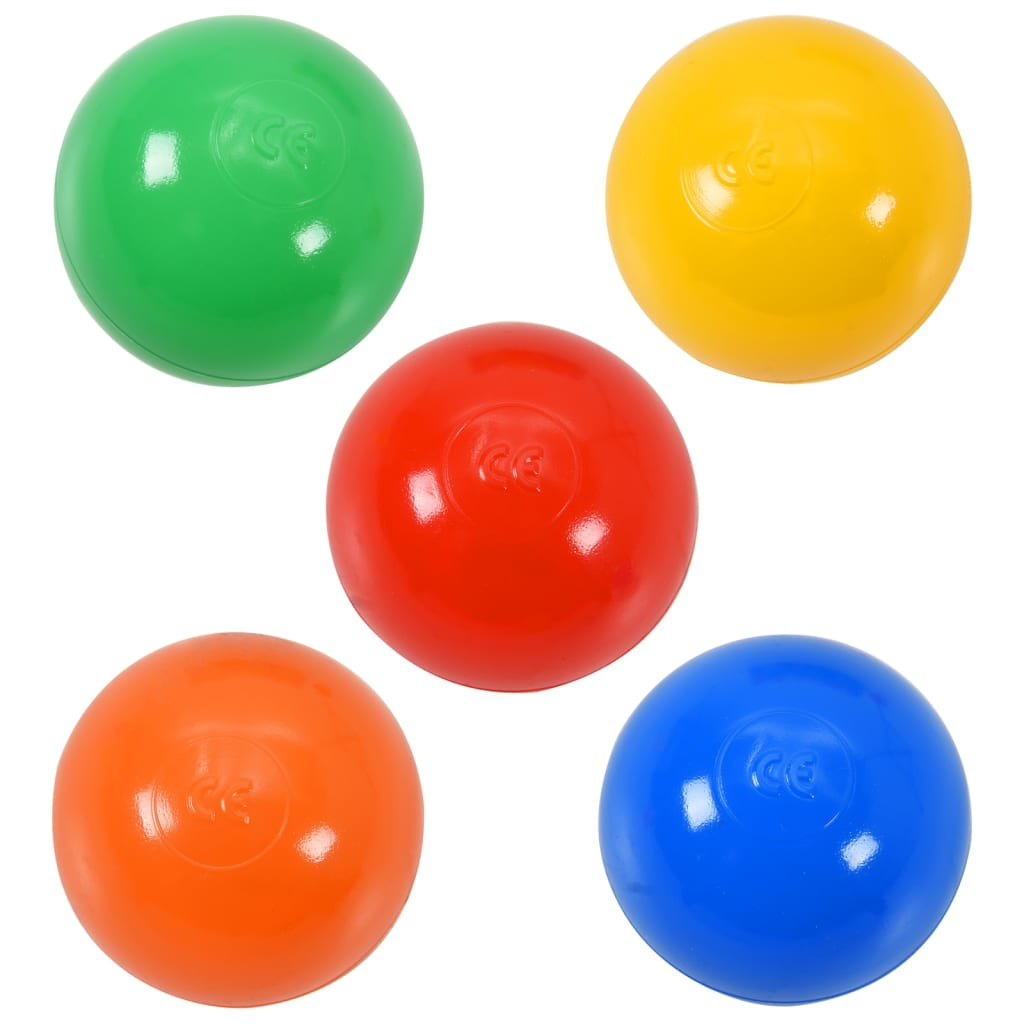 vidaXL Kids Ball Pit with 300 Colorful Balls - 75x75x32cm Indoor Play Pool for Toddlers | Perfect for Birthday Parties, Daycare Centers & Home Playrooms