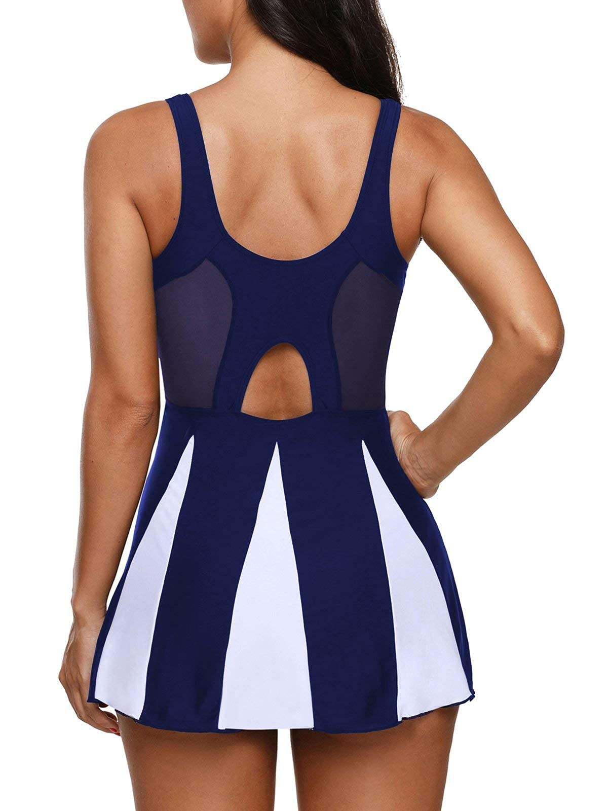 Zando Women's One Piece Swimsuit 2025 - Tummy Control Swim Dress with Skirt | Bathing Suit for Beach, Pool & Vacation | Plus Size Swimwear for Summer