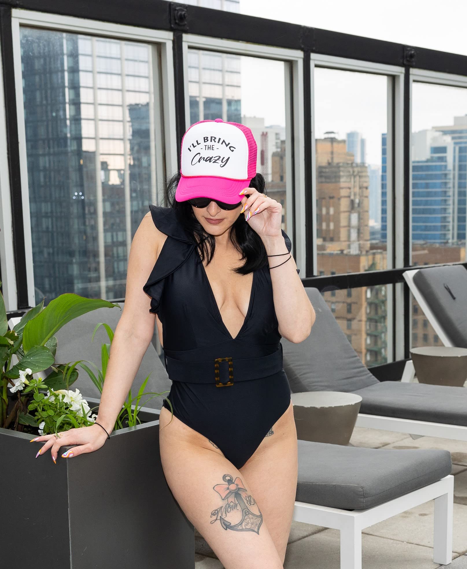 Funky Junque Bride-to-Be Bachelorette Party Foam Trucker Snapback Hat | Women's Wedding Party Accessories | Perfect for Bachelorette Parties, Bridal Showers & Girls' Night Out