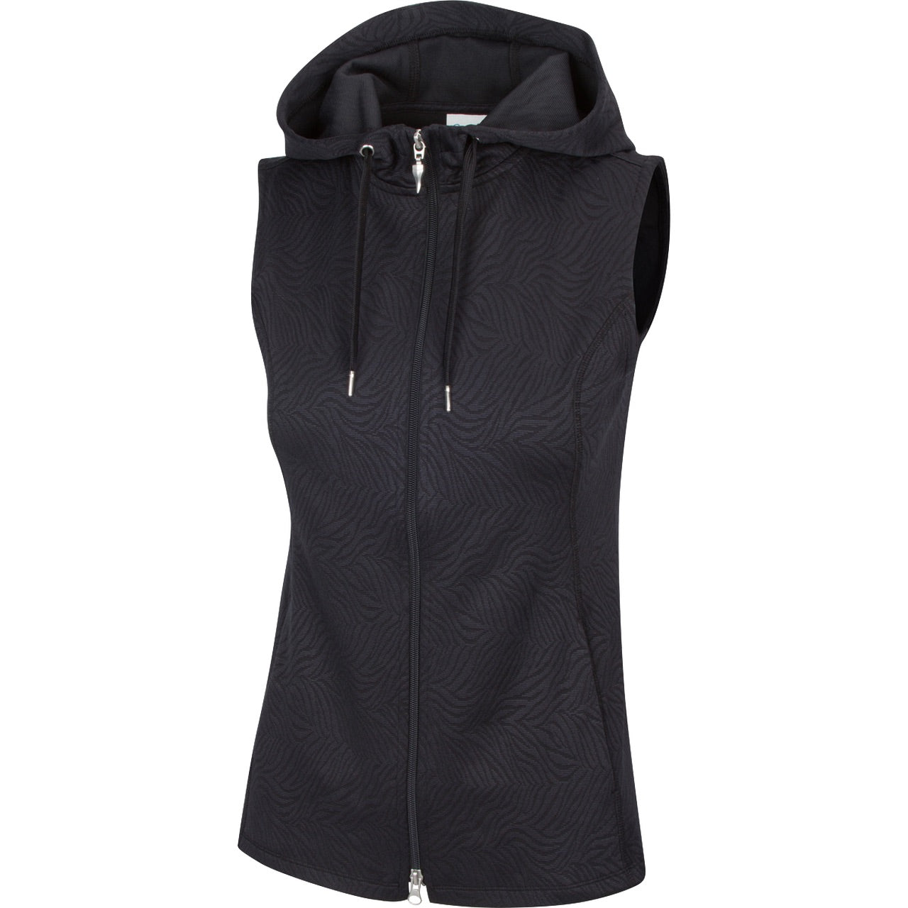 Greg Norman Women's Jacquard Hooded Vest 2021 - Lightweight Quilted Jacket for Golf, Hiking & Outdoor Activities