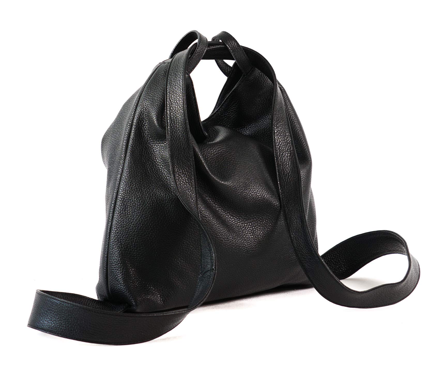 Genuine Leather Women's Backpack Purse - Handmade Convertible Hobo Shoulder Bag for Work, Travel & Daily Use