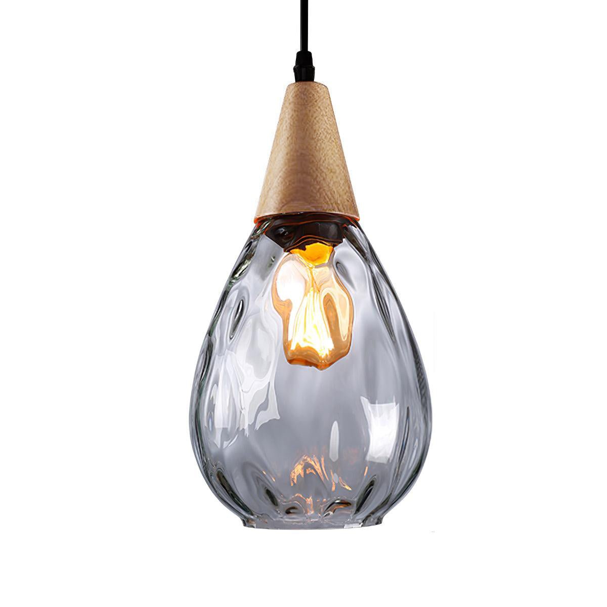 Modern Besnier Glass Pendant Light - Elegant Hanging Chandelier for Kitchen Island, Dining Room & Living Room Lighting