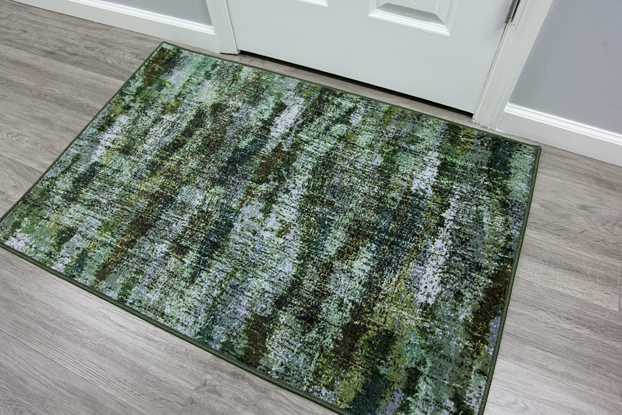 Bohemian Abstract Colorful Area Rug - 2'6