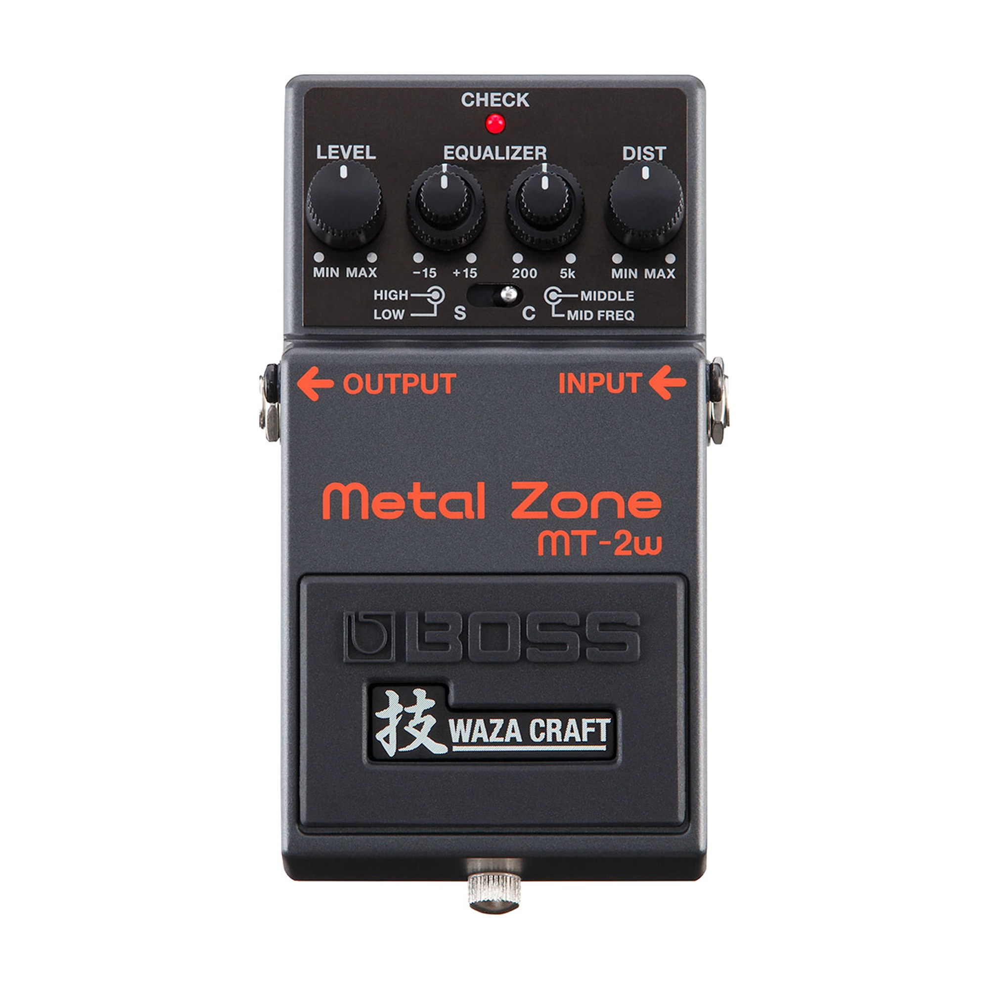 Boss MT-2W Waza Craft Metal Zone Distortion Guitar Effects Pedal - Professional Metal & Rock Tone for Stage & Studio Performance