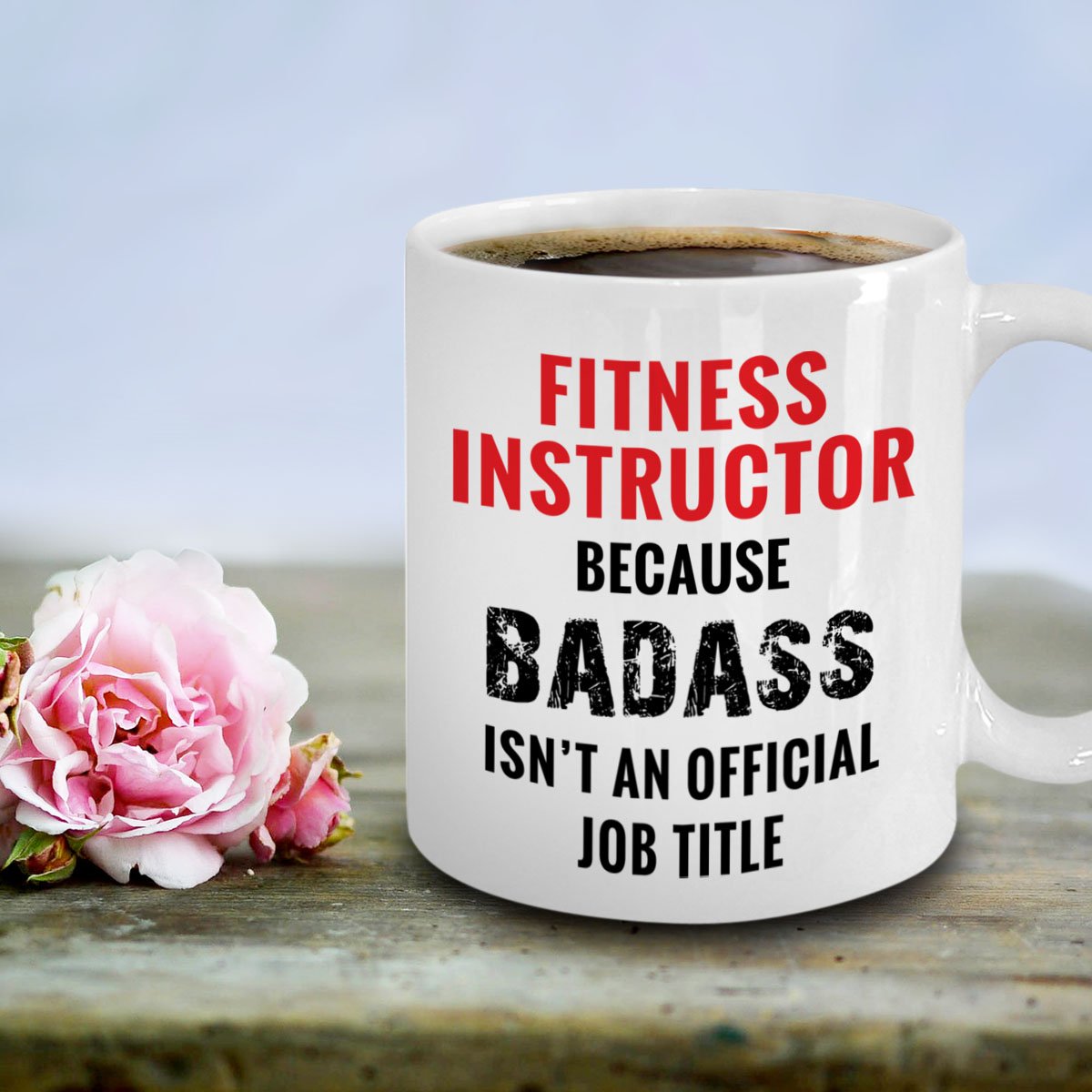 Fitness Instructor Mug - Best Group Fitness Instructor Gift Idea - Personalized Coach Appreciation Present - Perfect for Yoga, Pilates & Zumba Teachers - Great for Birthdays, Holidays & Thank You Gifts