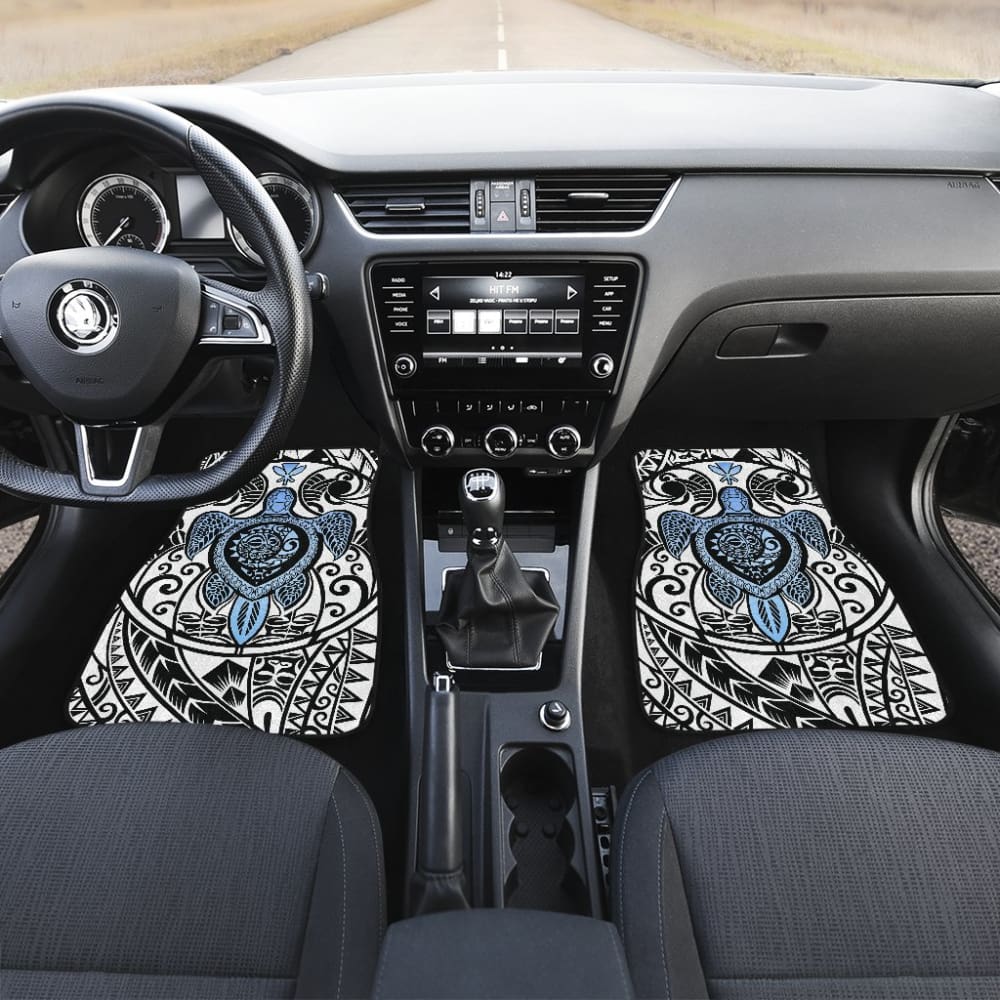 Premium Hawaiian Polynesian Turtle Car Floor Mats - Authentic Kanaka Maoli Design, Non-Slip & Durable for SUV, Truck & Sedan | Perfect for Beach Trips, Road Adventures & Tropical Car Decor
