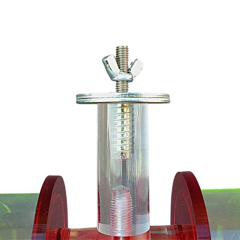 Acrylic Barrel Spinner Toy - Stress Reliever & Fidget Spinner for Adults & Kids - Perfect for Office, School, and Home Use