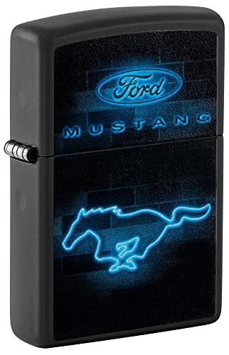 Black Matte Mustang Neon