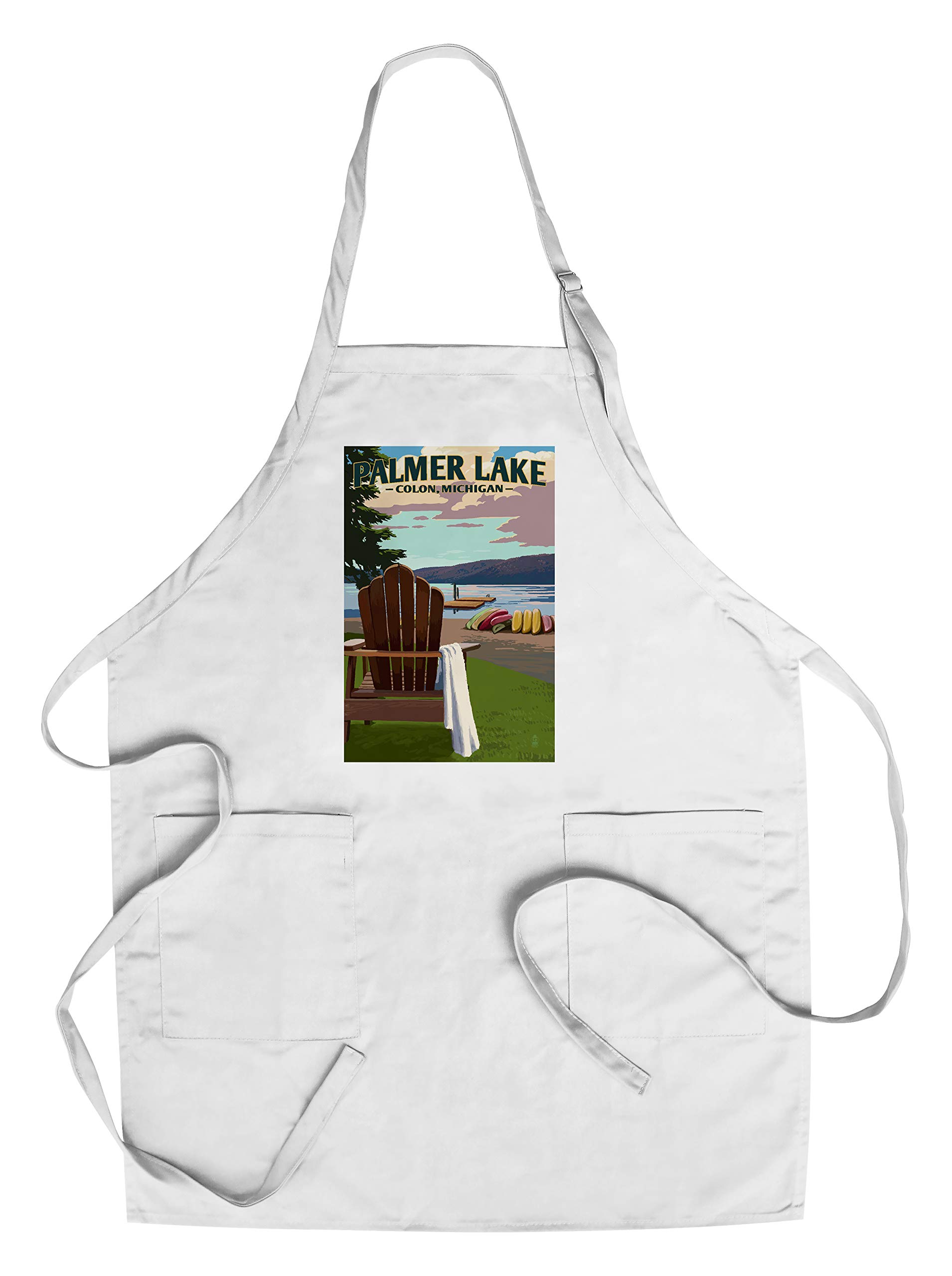 **Cotton Canvas Apron for Cooking, Baking & Grilling - Unisex with Pockets - Perfect for Kitchen, BBQ & Outdoor Use**
