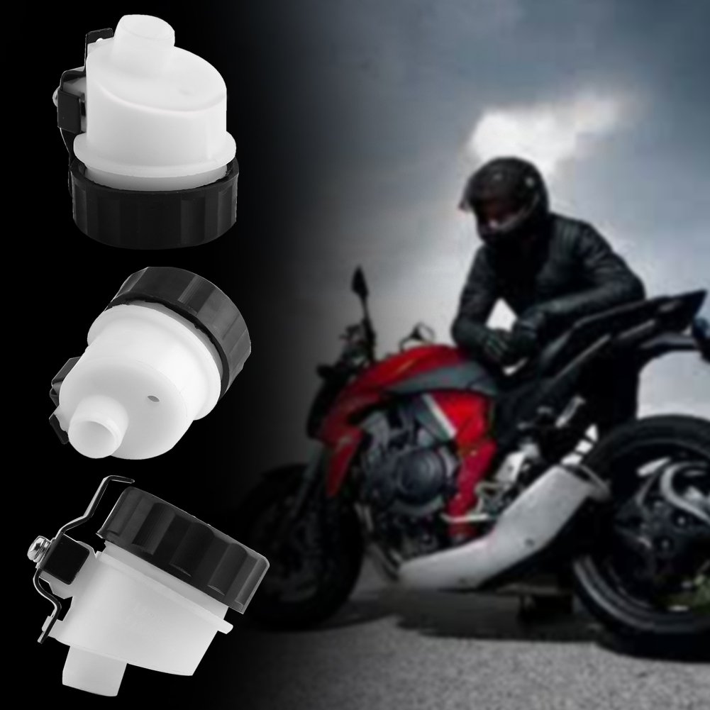 Motorcycle Clutch Master Cylinder Reservoir - Compatible with Honda VTR1000F (1998-2004) & CBR1000RR (2004-2007) - Durable Oil Fluid Bottle for Motorcycles & Scooters - Perfect for Off-Road, Racing & Daily Commuting