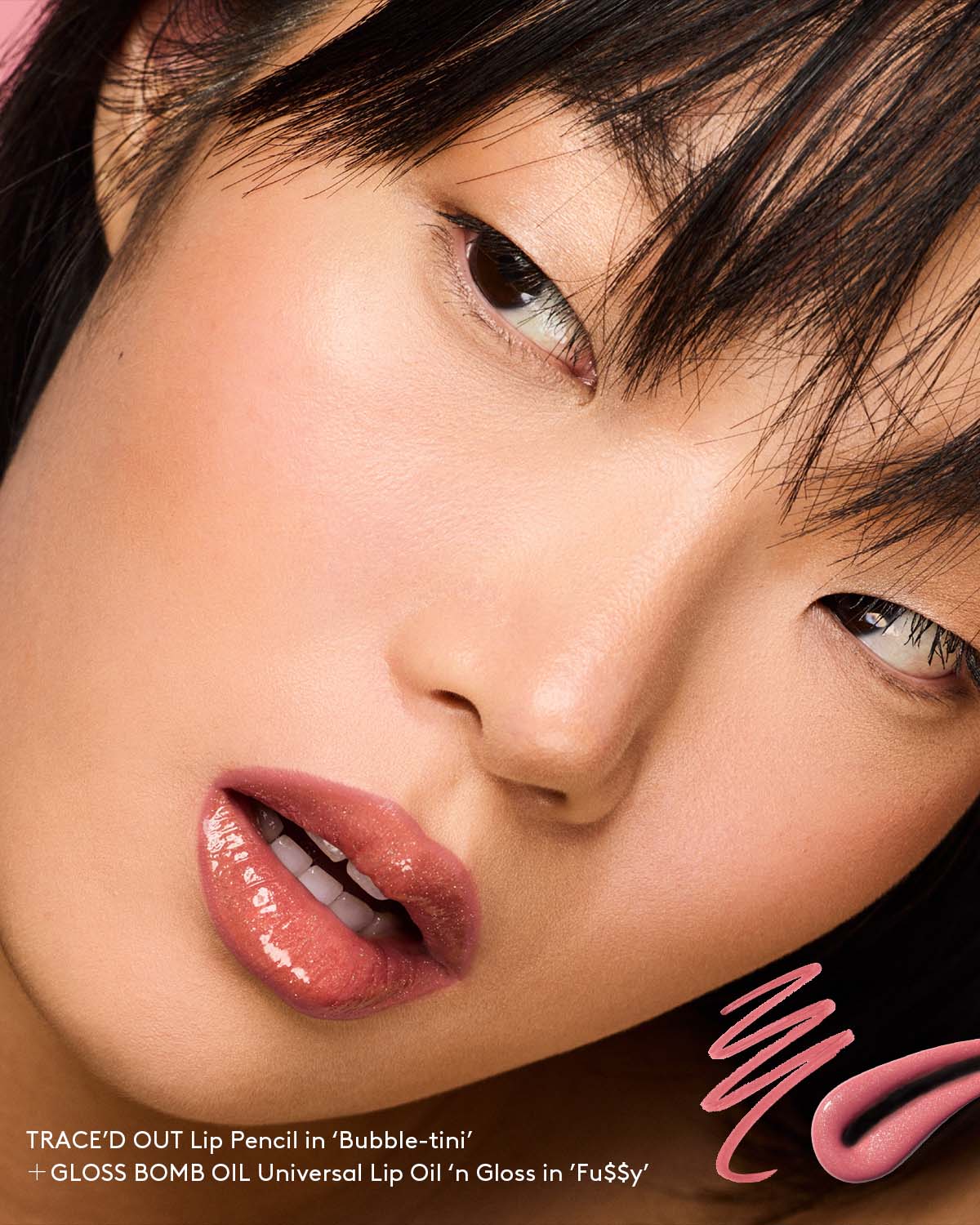 Trace'd Out Longwear Waterproof Pencil Lip Liner - Bubble Tini | Smudge-Proof & All-Day Wear | Perfect for Parties, Weddings & Everyday Makeup Looks