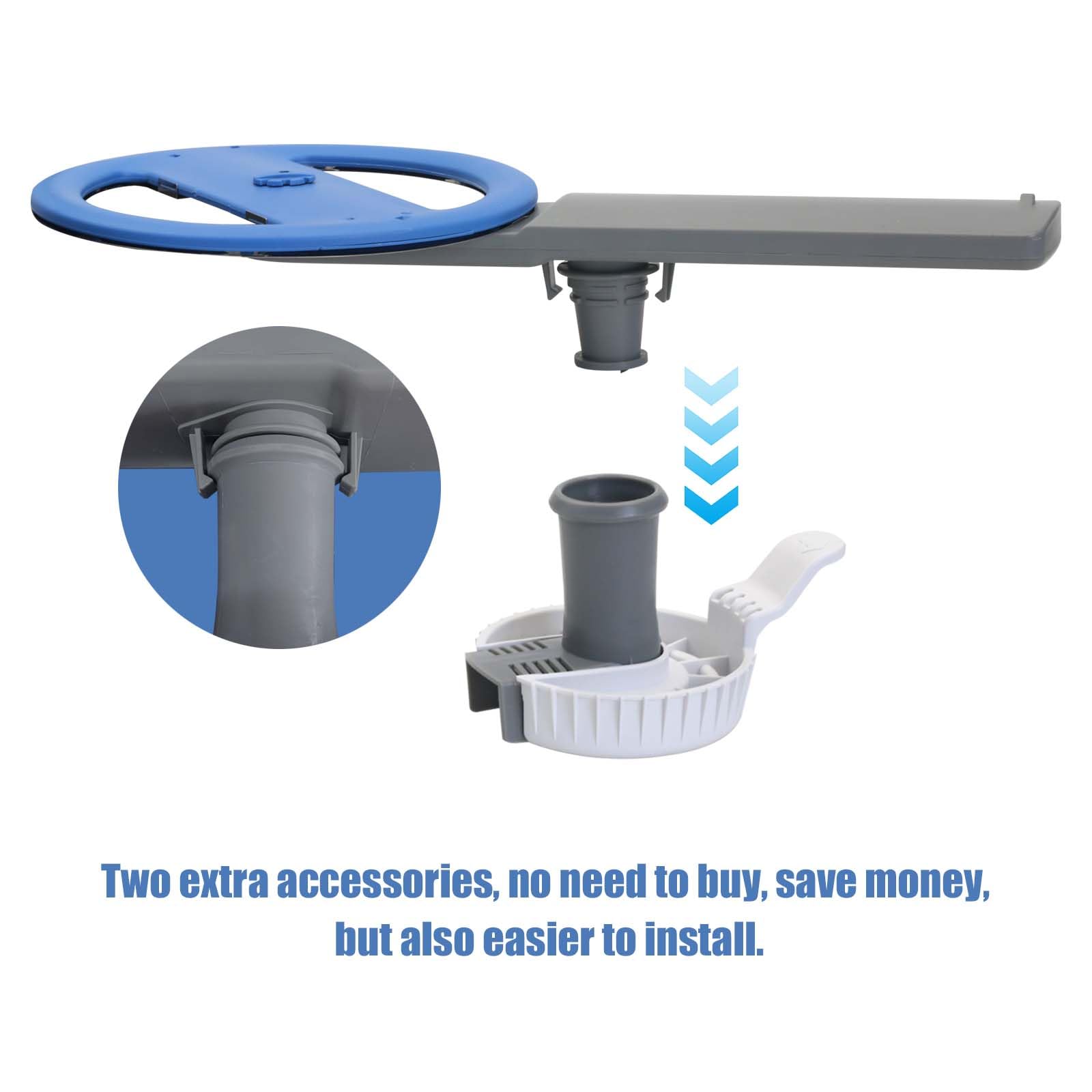 Upgraded Lower Wash Arm Assembly 5304507158 5304518968 for Frigidaire Dishwashers - Replacement Spray Arm for Efficient Dish Cleaning - Perfect for Kitchen Appliance Repair and Maintenance