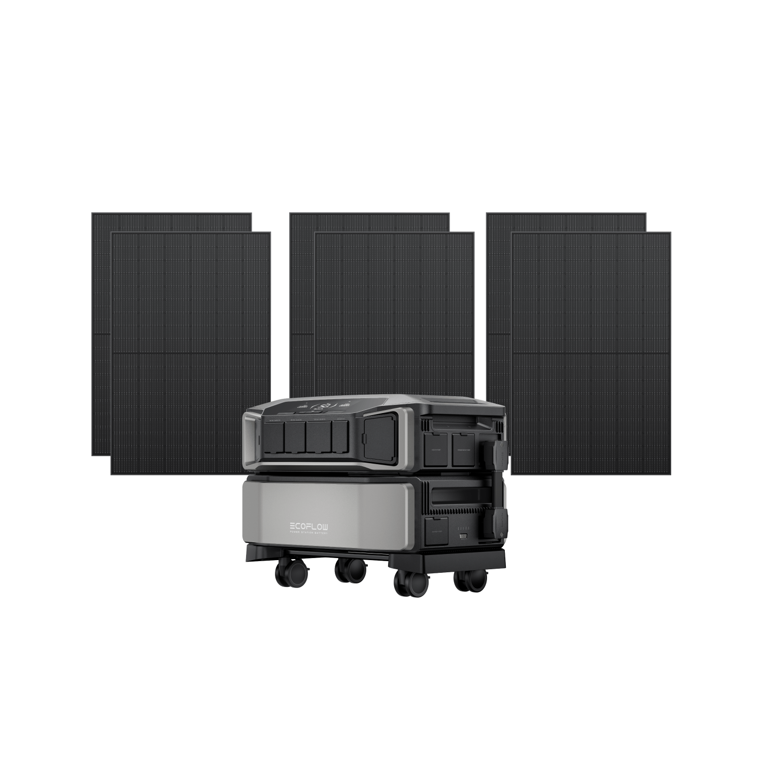 EcoFlow DELTA Pro Ultra Solar Generator (Rigid PV400W) - 6000W Portable Power Station for Home Backup, RV Camping & Off-Grid Living