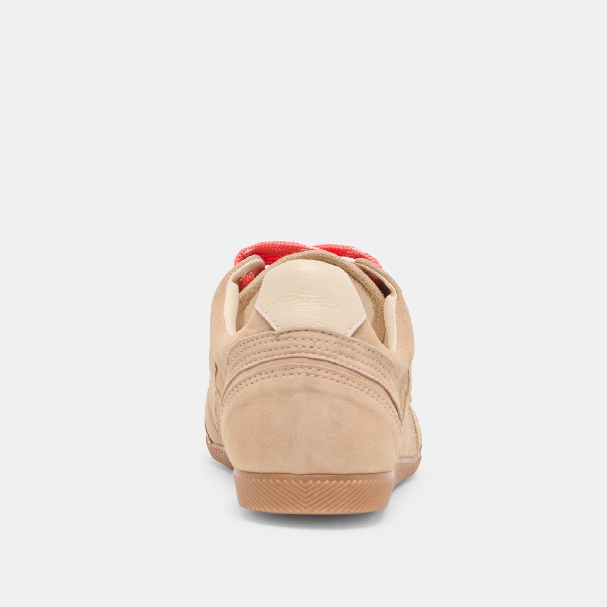 LAINI Women's Camel Suede Sneakers - Comfortable Casual Walking Shoes for Women | Perfect for Work, Travel & Everyday Wear