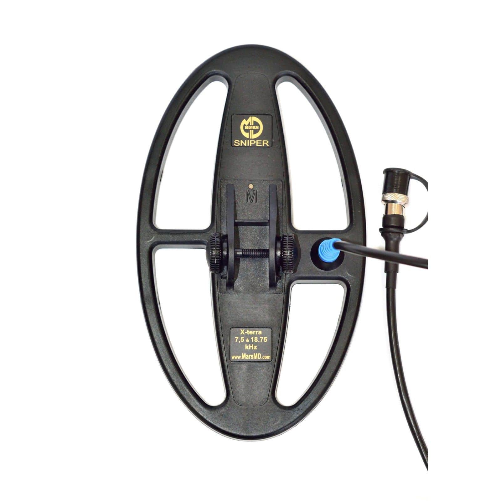 Mars Sniper 10 x 6” DD Waterproof Search Coil for Whites Metal Detector - Perfect for Beach Hunting, Gold Prospecting & Treasure Hunting Adventures