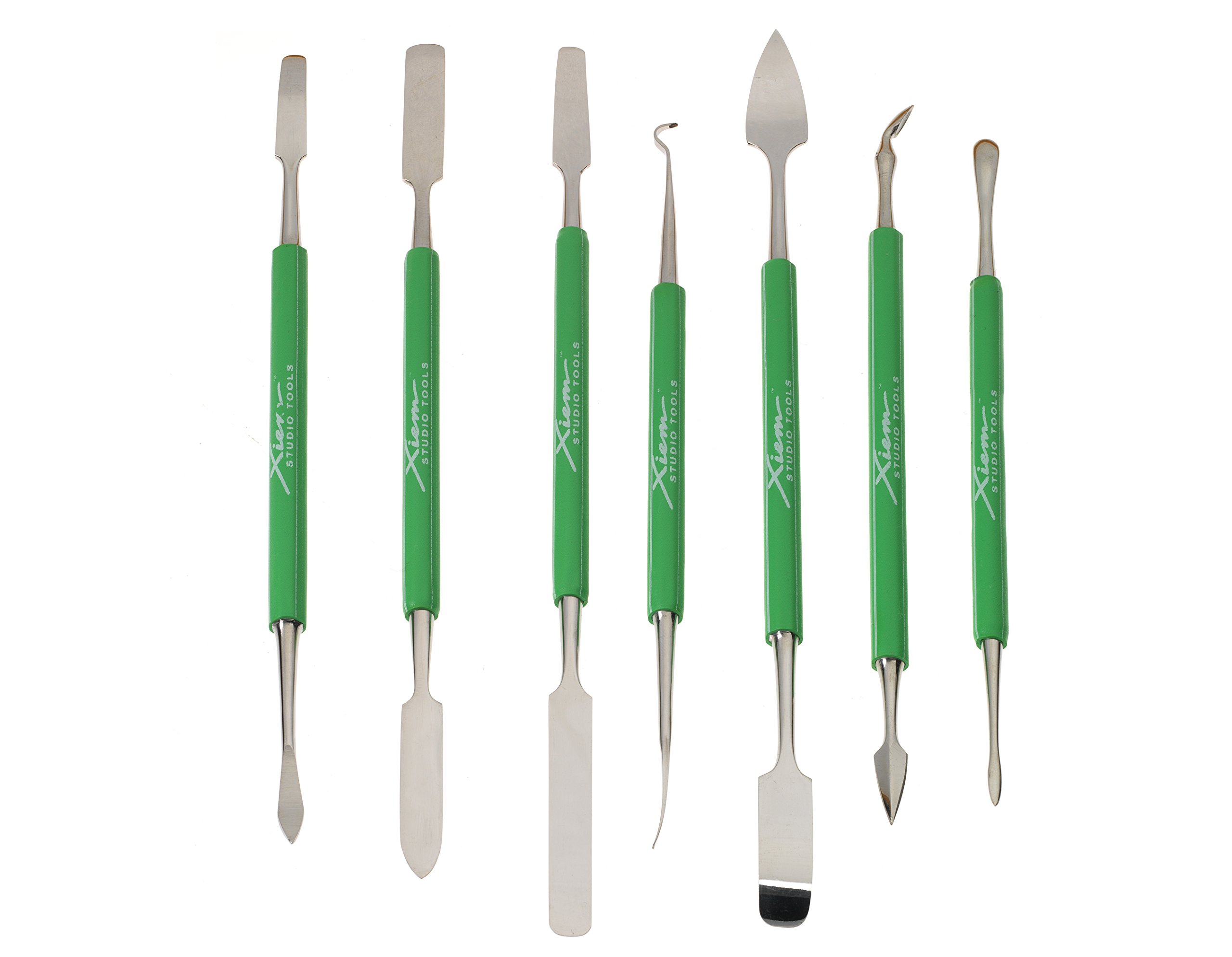 Xiem Studio Clay Tools - Double-Ended Carving & Sculpting Set for Artists | Pottery & Ceramics Crafting