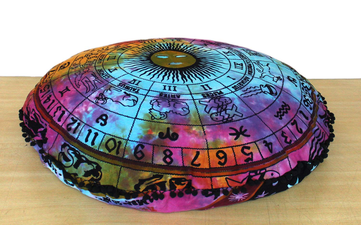 Hippie Mandala Floor Pillow Cover - 32