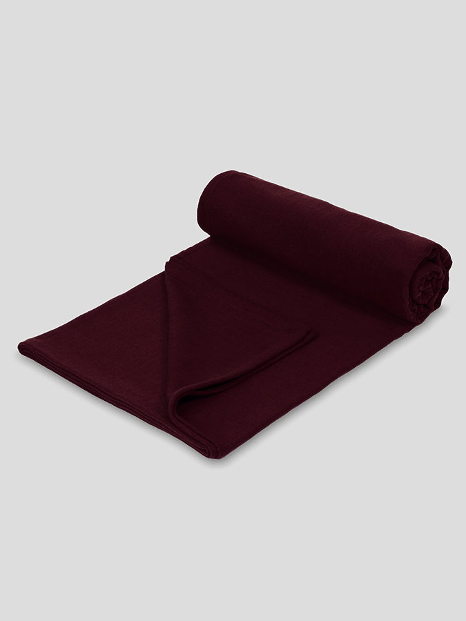 GOTS Certified Organic Cotton Yoga Blanket for Meditation, Hot Yoga, and Home Practice - Eco-Friendly & Soft Yoga Mat Cover