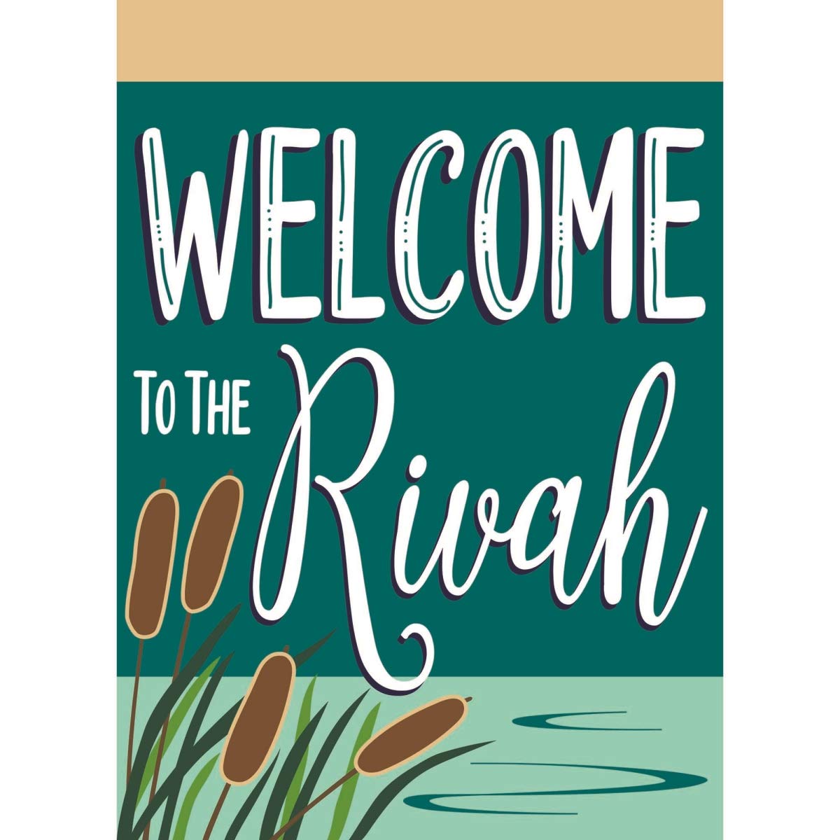 Riviah 13x18 Inch Polyester Garden Flag - Durable Outdoor Decorative Flag for Yard, Lawn, and Patio - Perfect for Seasonal Holidays, Home Decor, and Special Events