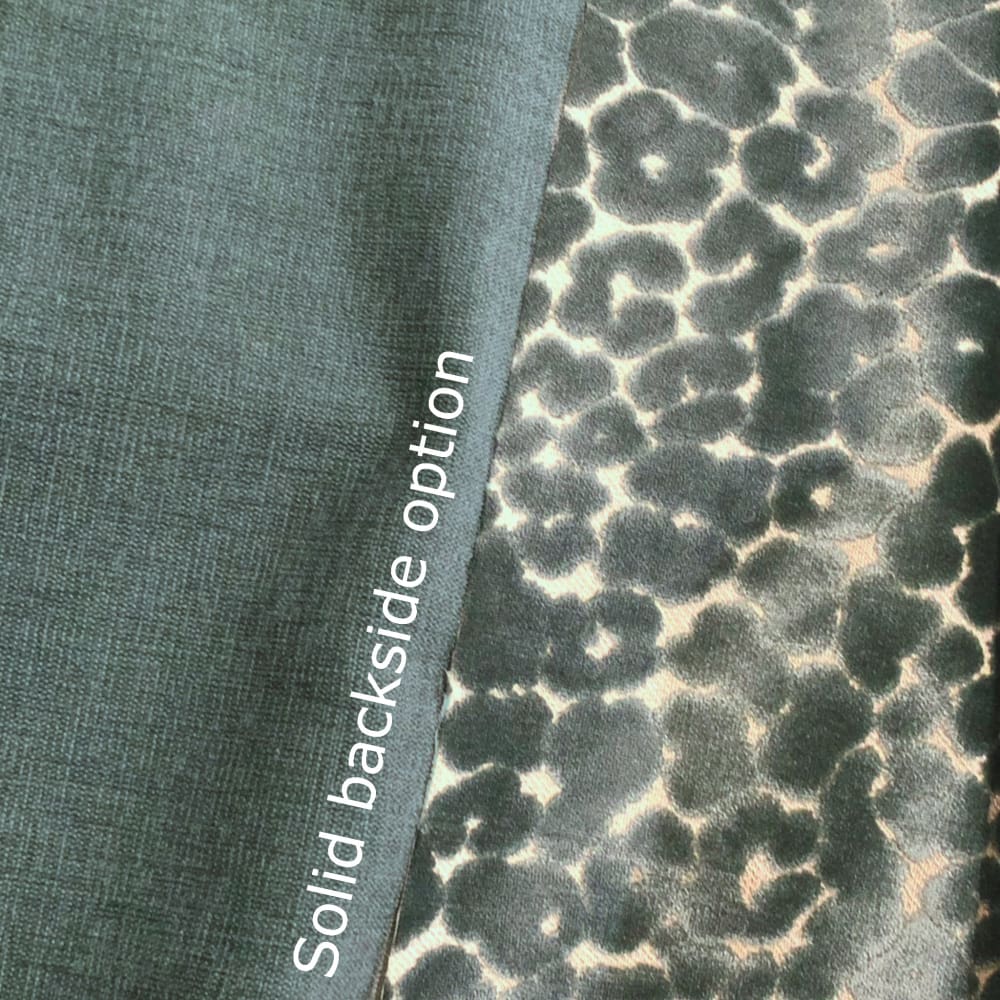 Phoebe Mineral Green Leopard Velvet Pillow Cover - Soft Decorative Throw Pillow Case for Sofa, Bed, Couch - Home Decor Accent for Living Room, Bedroom