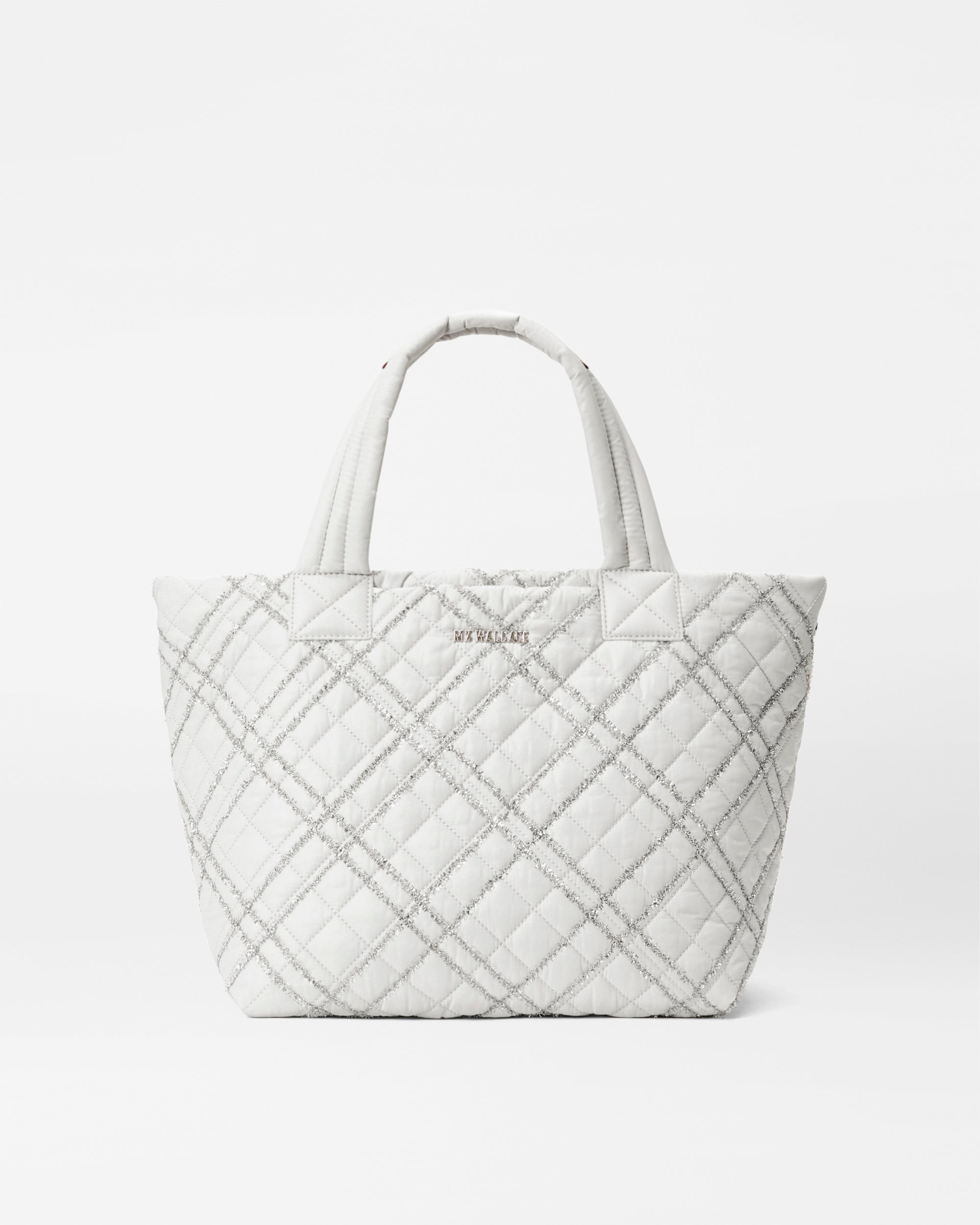 Frost Tinsel Small Metro Tote Bag - Stylish Deluxe Handbag for Women | Perfect for Work, Shopping & Travel Accessories